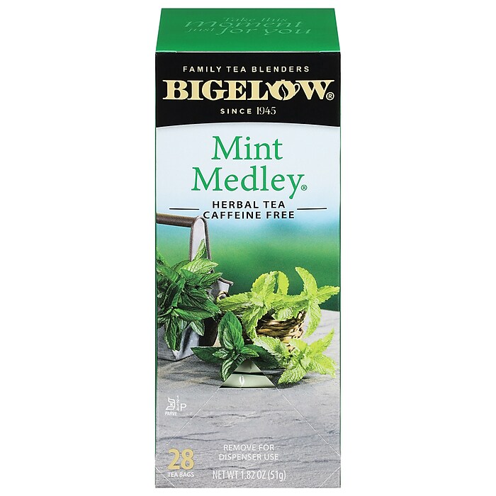 Bigelow Medley Mint Tea Bags, 28/Box (RCB003931) | Staples