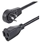 StarTech 10' Extension Cord, 16 AWG, Black (RTPAC10110)~#|#~90D919AD-C09E-4875-9FDC9DA8CB89789F_sc7
