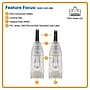 Tripp Lite 1' CAT-6 Ethernet Cable, 28 AWG, Black (N201-S01-BK)~#|#~90E0384D-DC80-4873-B4BA11449B1EAB8B_sc7