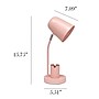Simple Designs Sleek Essentials 15.75" LED Table Lamp, Blush Pink (LT2128-BPK)~#|#~90E3ECDF-CA32-4A8F-965B29DF41C2A2C6_sc7