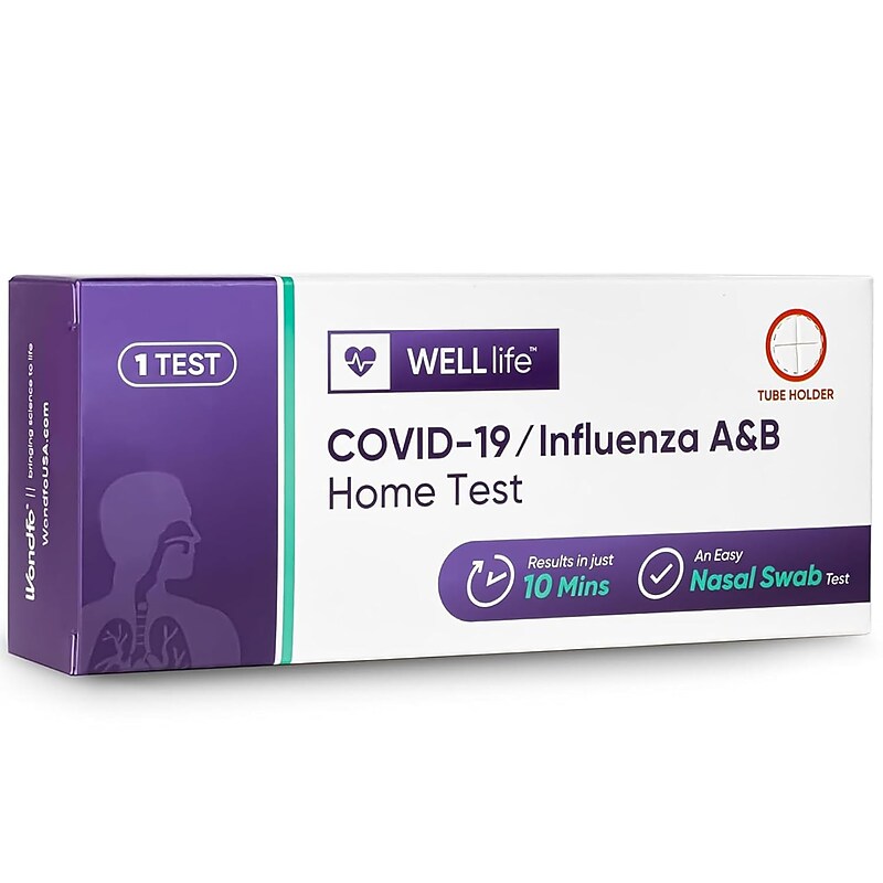WELLlife COVID-19 ⁄ Flu A&B Home Test (WCOVFLU-OTC-1) image 1