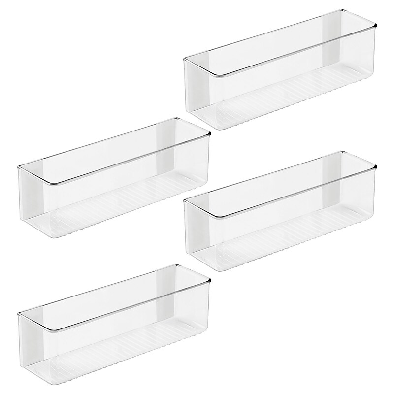 iDESIGN Adhesive Organizers, Clear, 4/Set (27825M4) image 1