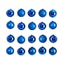 Nearly Natural Holiday Christmas Blue Shatterproof Ornament Set, 3", 20/Set (D1056-BL)~#|#~90EACC7E-AE82-4C90-93748F5A9A40E75C_sc7
