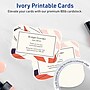 Avery Integrated Cards, 3.5" x 5", Matte Ivory, 40/Pack  (95341)~#|#~90EE7903-1D24-4373-AAD5C4591C40DB14_sc7