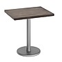 Flash Furniture Bennett Wooden Commercial Indoor Table, 30" x 24", Dark Brown Top/Silver Base (GSF2430DBTR18S)~#|#~90EF0653-586B-43A4-87EAF49A092746A4_sc7