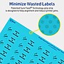 Avery Printable Rectangle Multipurpose Labels, 2/3" x 1-3/4", Bright Blue, 1760/Pack (94209)~#|#~90F201EA-9895-4C7C-82D2E82FF95EEBBC_sc7