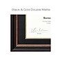 Excello Global Products 8.5" x 11" Composite Wood Photo Document Frame, Black/Gold/Red (EGP-HD-0306)~#|#~90FA40CD-EC19-485C-88E9C0A5FF074EA5_sc7