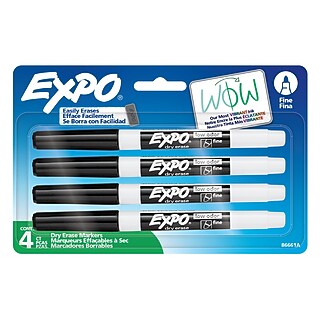 Expo Tank Dry Erase Marker, Chisel Tip, Assorted Colors, Starter
