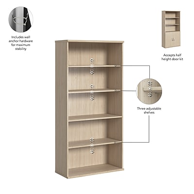 Studio C 5 Shelf Bookcase - Thumbnail 5