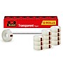 Scotch Transparent Clear Tape Refill, 0.75" x 27.77 yds., 1" Core, Clear, 12 Rolls/Pack (600K12)~#|#~90FDA291-3D9B-4BCB-B0C50542B7DEC706_sc7