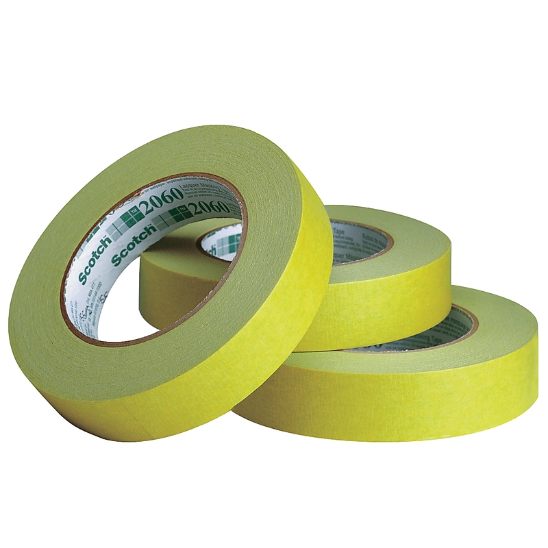 Scotch 2060 Heavy Duty Masking Tape, 2" x 60 yds., Green, 24/Carton (T9372060) image 1