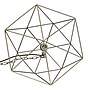 Lalia Home 1 Light 16" Metal Wire Paragon Hanging Ceiling LED Pendant Fixture, Antique Brass (LHP-3003-AB)~#|#~91005980-502C-4226-9FFE4F55CEACD0A3_sc7