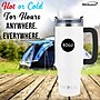 Brentwood Geojug Stainless Steel Double Walled Tumbler Cup, 40 oz., Cream (CMB-1200CRM)~#|#~91033CCE-5140-4855-97FAB0CF7299DA69_sc7