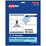 Avery Laser/Inkjet Rectangle Removable Labels, 2" x 3", White, 400 Labels/Box (94237)~#|#~91036D8E-0844-4ACA-8BCC8D4EB04E9C40_sc7