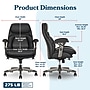 La-Z-Boy Caelan Ergonomic Faux Leather Swivel Task Chair, Black (52705-BLK)~#|#~910489B9-37EE-45EA-948D2C53C6607060_sc7