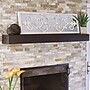 Household Essentials 46.75" Large Framed Decorative Scroll Wall Mirror with Wood Frame and Carved Overlay, White (HH2360-1)~#|#~9104E322-4692-4448-863FB0C78F7D0EBD_sc7