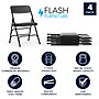 Flash Furniture HERCULES Vinyl Upholstered Reception Chair, Black, 4/Pack (HA-MC309AV-BK-GG)~#|#~9106F1B2-FD91-4B8F-BF1B7C07BB71E71B_sc7
