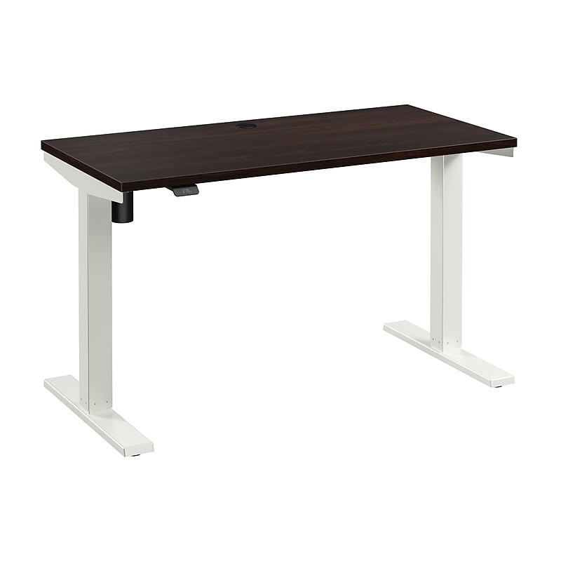 Bush Business Furniture Move 40 Series 48"W Electric Adjustable Standing Desk, Black Walnut (M4S4824BWWK) image 1