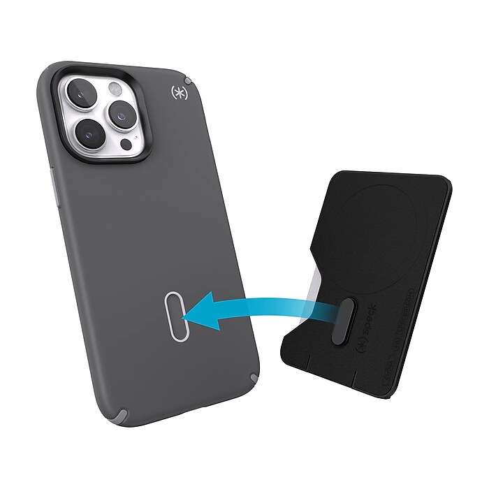 Speck ClickLock MagSafe Wallet for iPhones, Black (150423-1041