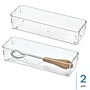 iDESIGN 2-Piece Plastic Drawer Organizer, Clear (28031M2)~#|#~910EC3E4-7FE8-4C64-BFED141439A5EAF4_sc7