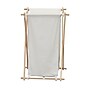 Household Essentials  X-Frame 1-Section Collapsible Hamper with Lid, Cotton, Natural (6789-1)~#|#~911210DA-C672-48BB-91F1F47650BBB159_sc7