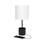 Simple Designs Table Lamp, Black/White (LT1085-BLK)~#|#~911A746B-5CE1-4C32-A4E506DFDC0D7428_sc7