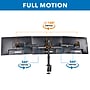 Mount-It! Fully Adjustable Triple Computer Monitor Mount, Holds 13" to 27" Screens, Black (MI-1753)~#|#~911ECEDF-15BA-4FAC-BA4C870E3A9DAC98_sc7
