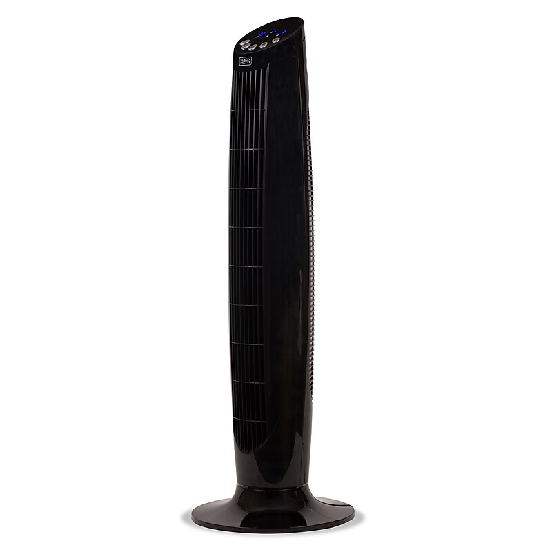Black & Decker 36" Oscillating Tower Fan, 3-Speed, Black (BFTR36B) image 1