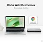 Plugable 12-in-1 USB-C Dual Monitor Docking Station for Chromebooks, 60W, Silver/Black (UD-MSTHDC)~#|#~9120DF07-085A-4C55-A85CBA7A57A45A16_sc7