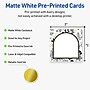 Avery Square Integrated Cards, Matte White, 100/Pack (19479371003)~#|#~91276B0A-E921-4959-9EB7F644859FC500_sc7
