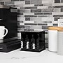 Mind Reader Plastic 3-Compartment Utensil Dispenser Silverware Organizer, Black (3CSTOR-BLK)~#|#~9127B87A-8114-456D-A4899A657DBF77CF_sc7