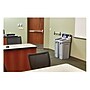 Rubbermaid Commercial Slim Jim Single-Stream Mixed Recycling Station Kit, 23 Gallon, Gray/Blue (2185055)~#|#~91289E5B-BA87-4B4E-BD037E3748B426C0_sc7