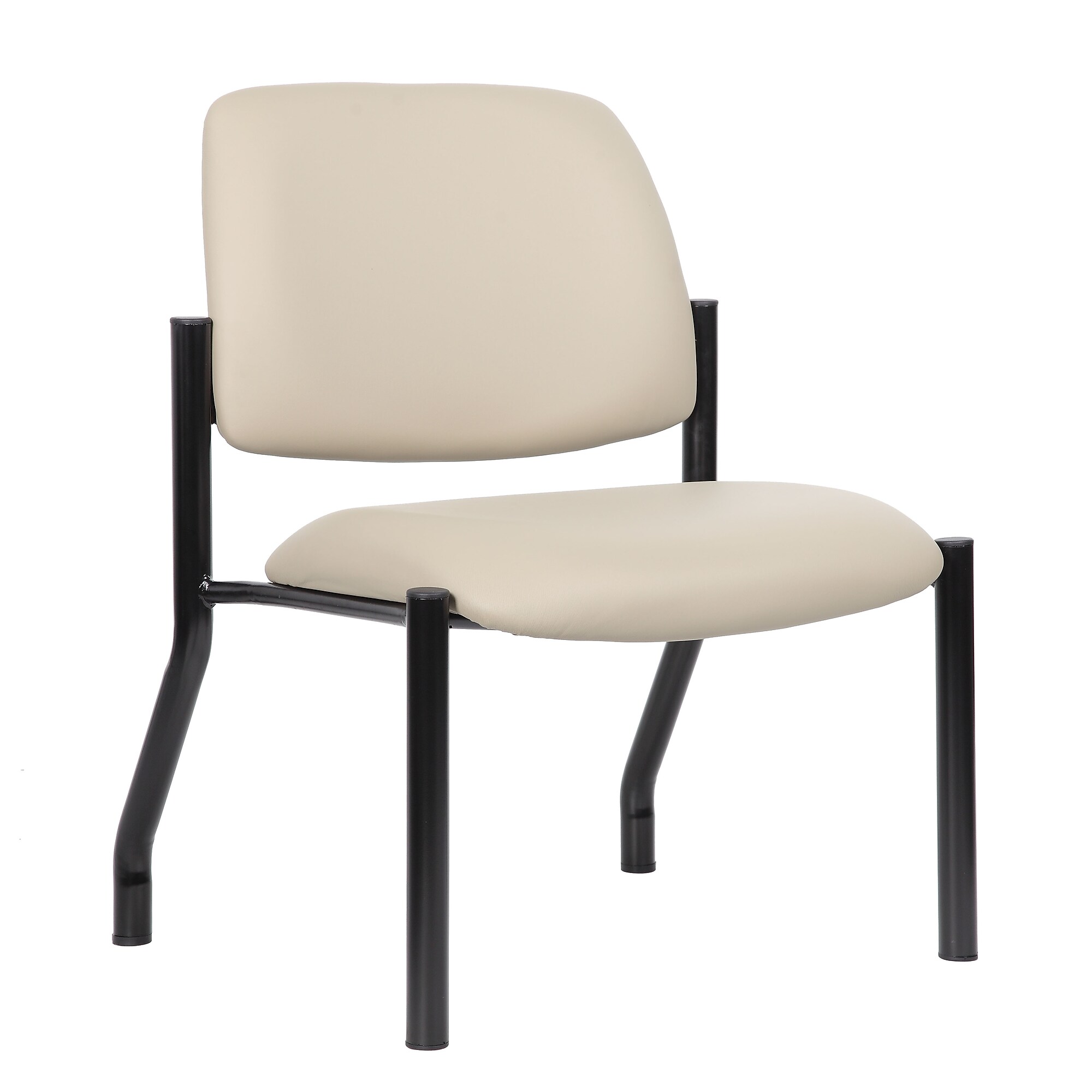 Boss Office Products Vinyl Bariatric Guest Chair, Armless, Beige (B9595AM-BG-400) Sansujyuku sansujyuku.com