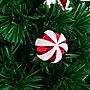 Nearly Natural 24-in Pre-Lit Fiber Optic Artificial Christmas Tree with Ornaments, Poinsettia and Star Topper (T4752)~#|#~9132245E-BE28-4C96-B7097953A70024C7_sc7
