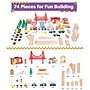 Hey! Play! Wooden Train Set & Play Table, Multicolored (80-HJD931120)~#|#~913338A6-D9A7-49E3-BA7FDE1ACBABBBB4_sc7