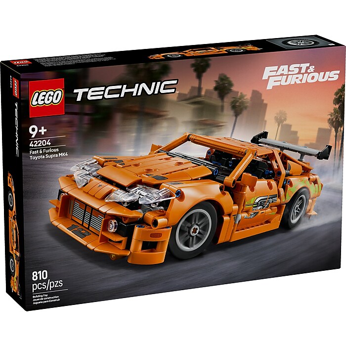 油彩『Burger Set』 Tongshengju PowerBuild Supra A80 Sports Car Building Blocks
