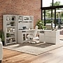 Bush Furniture Cabot 60"W L Shaped Computer Desk with Storage, White (WC31930K)~#|#~91436FBD-C62E-476E-B60EE7EE71F528A0_sc7