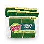 Scotch-Brite Heavy Duty Sponge with Scrubber, Green/Yellow, 6/Pack (426)~#|#~9149DFFC-05E4-4C86-91B7209C0C76BA28_sc7