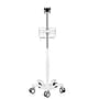 Viva Comfort Steel Welch Allyn 4400 Vital Signs Monitor Steel Mobile Stand with Storage Basket, White (ADIME911-01-MK)~#|#~91525F13-3E2B-471C-9A3662F15E002B74_sc7