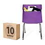 Seat Sack Seat Storage, 18" x 11" x 4", Purple, 10/Pack (50119BUNDLE)~#|#~91556EED-4F44-431D-A55CABED77C76FE6_sc7