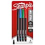 Sharpie Pen Felt Pens, Fine Point, 0.4 mm, Assorted Ink, 4 Pack (1924214/1742662)~#|#~9155844D-9EEE-42D3-91B839EA7C253DF4_sc7