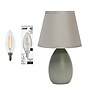 Simple Designs 9.45" LED Table Lamp, Gray (LT2009-GRY-LB)~#|#~9156FC1F-A0D2-4BF4-980EF31EB1A4B2A9_sc7