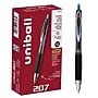 uniball 207 Retractable Gel Pens, Ultra Micro Point, 0.38mm, Blue Ink, 12/Pack (1790923)~#|#~915B1CD6-F0A3-4608-988738637E543DD2_sc7