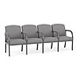 Lesro Weston 4-Seat Tandem Seating, Chambray Grey/Pewter (WS4103.WPW-01CHGY)~#|#~9161FDBB-FAA8-4C76-AD1B5D48CD8BB7D1_sc7