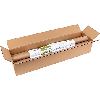 Kraft Brown Paper Roll, 30" x 15', 60 lbs., 9/Pack (287538)