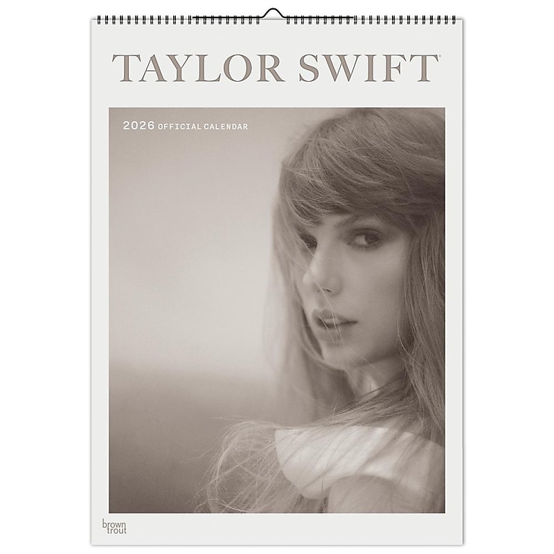 2026 BrownTrout Taylor Swift 11.69" x 16.53" Monthly Wall Calendar (9798330707737) image 1