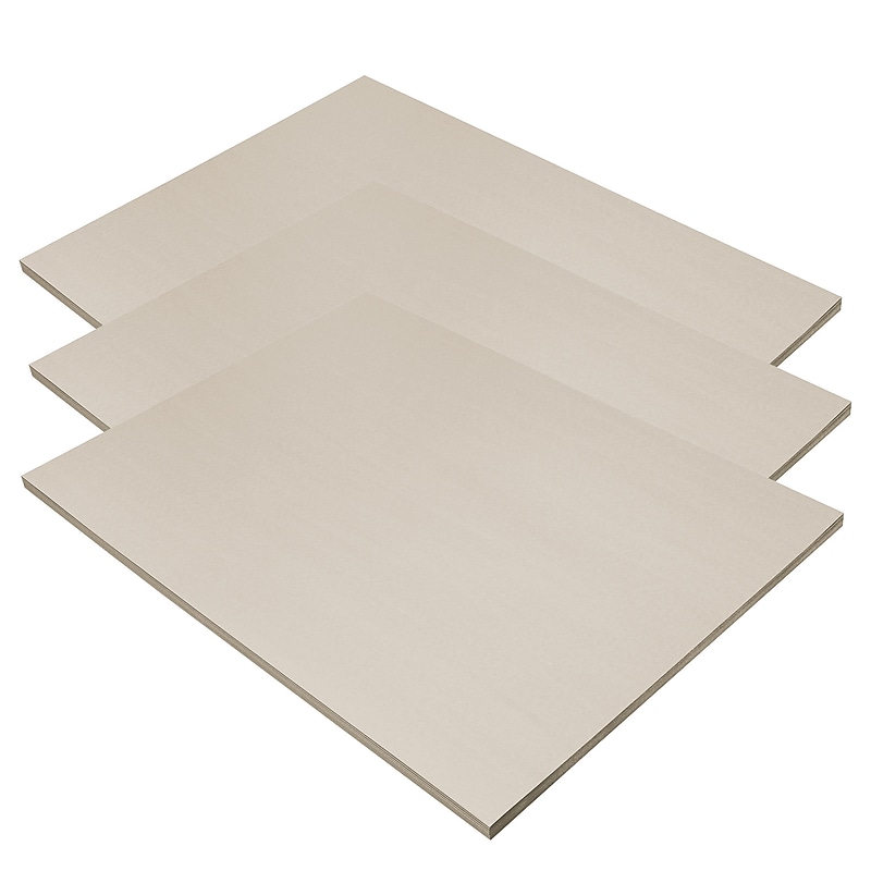 Prang 18" x 24" Construction Paper, Gray, 50 Sheets/Pack, 3 Packs/Bundle (PAC8817-3) image 1