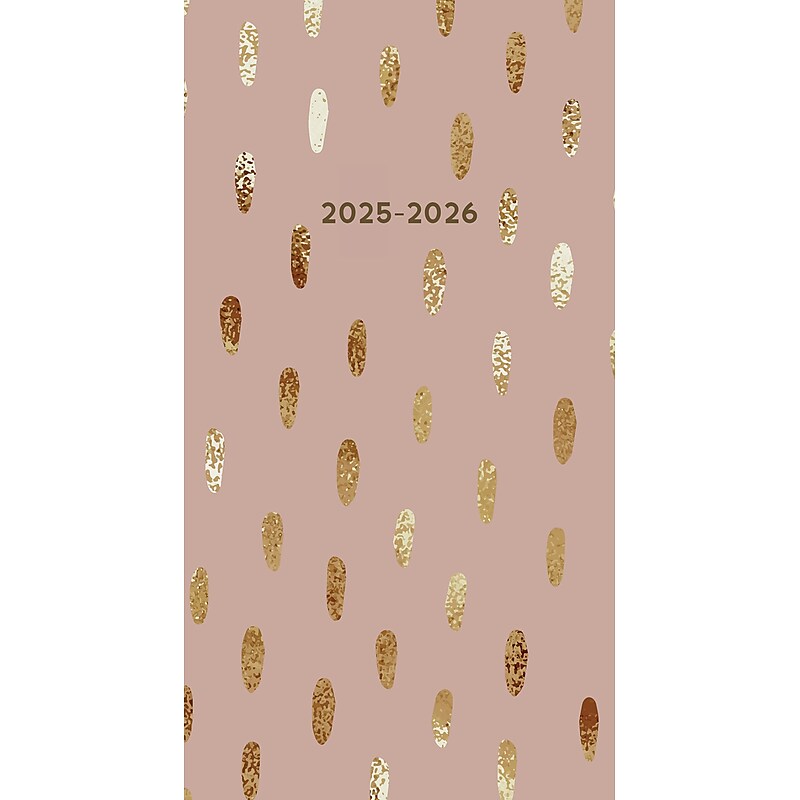 2025-2026 Willow Creek Good as Gold 3.5" x 6.5" Calendar Year Yearly Planner, Paperboard Cover (46999) image 1
