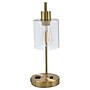 Lavish Home 16.14" LED Table Lamp with USB Ports, Gold (72-LMPDKIND-1G)~#|#~91652D1E-6279-4DB8-9D0D37F36180A8FB_sc7