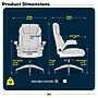 Serta Quinten Ergonomic Faux Leather Executive Chair, Cool Off White (52959-OWHT)~#|#~91667D17-1D80-4C12-A64323A64E23F0F0_sc7